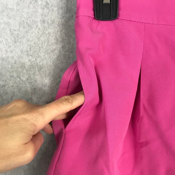 Sincerely Jules‎ Shorts Small Pink Pleated Career Church Preppy Academia Dressy - Picture 4 of 10